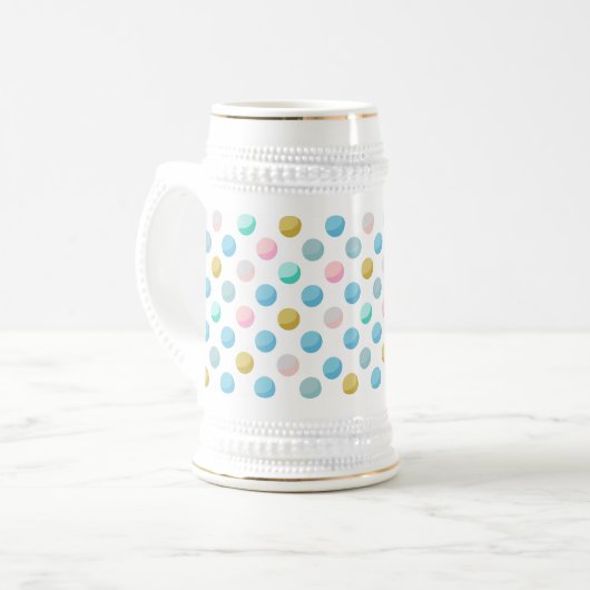 Polka dot pastel Tasse 650 ml (Vorderseite Links)