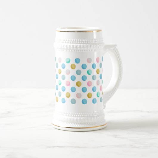 Polka dot pastel Tasse 650 ml (VorderseiteRechts)