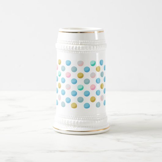 Polka dot pastel Tasse 650 ml (Mittel)