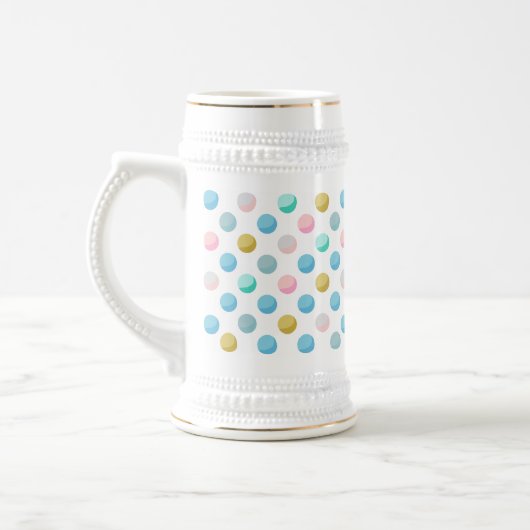 Polka dot pastel Tasse 650 ml (Links)