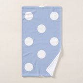 Polka dot pattern badhandtuch set (Handtuch)