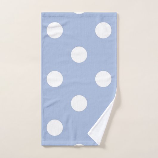 Polka dot pattern badhandtuch set (Handtuch)