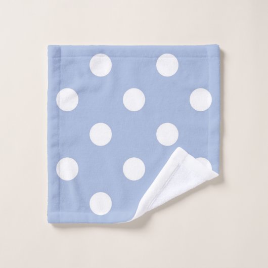Polka dot pattern badhandtuch set (Waschlappen)