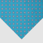 Polka Dot Pattern - Blau Pink Seidenpapier (Ausschnitt)