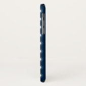 Polka Dot Pattern - Blaues Weiß Case-Mate iPhone Hülle (Hinten/Links)