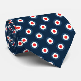 Polka Dot Pattern - Blue Red White Krawatte