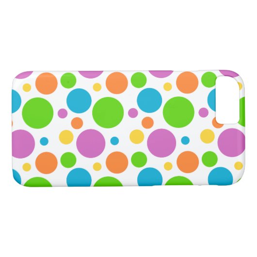 Polka Dot Pattern Case-Mate iPhone Hülle (Rückseite (Horizontal))