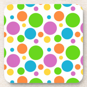 Polka Dot Pattern Getränkeuntersetzer