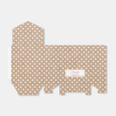 Polka Dot Pattern Kraft Brautparty Fevor Boxes Geschenkschachtel (Ungefaltet)