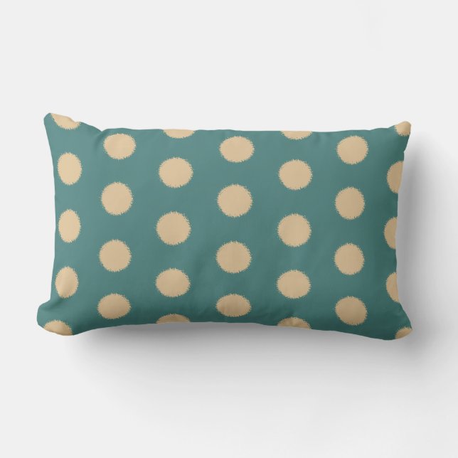 Polka Dot Pattern Lendenkissen (Vorderseite)
