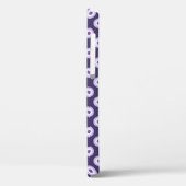 Polka Dot Pattern - Lila Blauer Violet Case-Mate iPhone Hülle (Rückseite / Links)