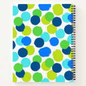 Polka dot pattern notizblock (Rückseite)