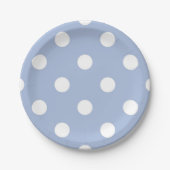 Polka dot pattern pappteller (Vorderseite)