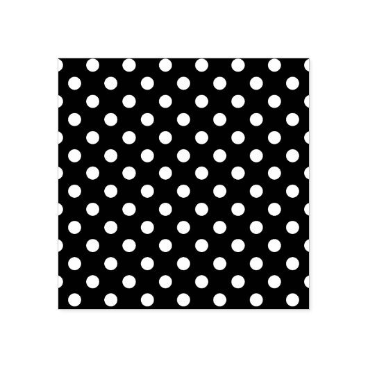 Polka Dot Pattern Print Rubber Briefmarke Gummistempel (Prägung)