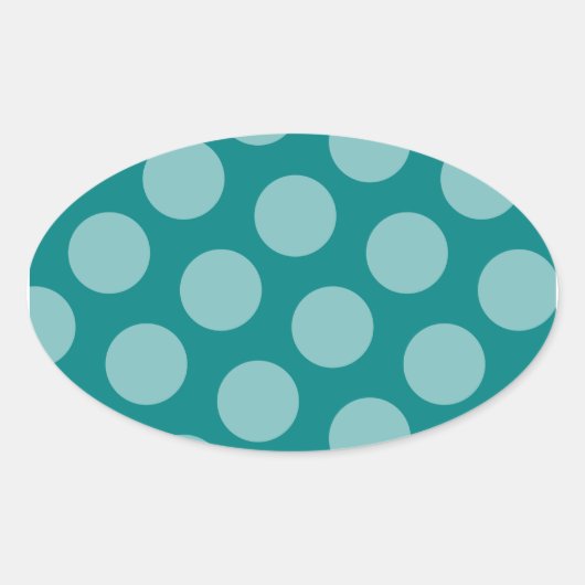 Polka Dot Pattern Sticker (Vorderseite)