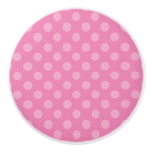 Polka Dot Pattern Zeichn Knobs Ändern Farben!! Keramikknauf (Vorderseite)