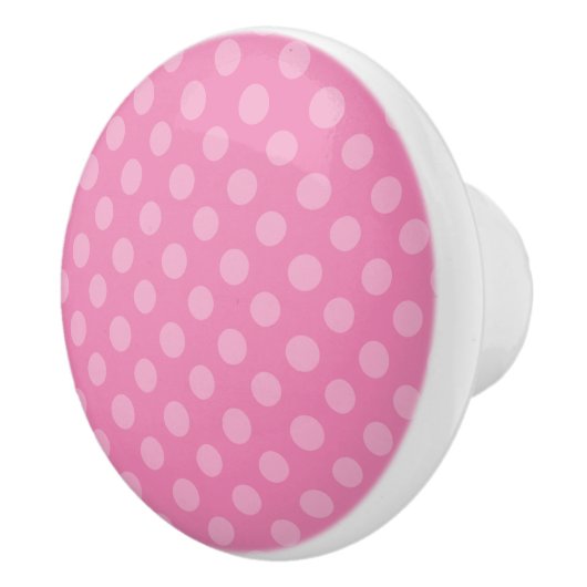 Polka Dot Pattern Zeichn Knobs Ändern Farben!! Keramikknauf (Rechts)