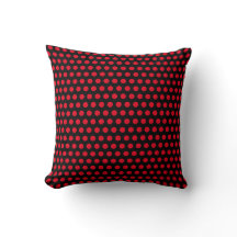 Polka Dot Patterns Stilvoll in Schwarz und Rot