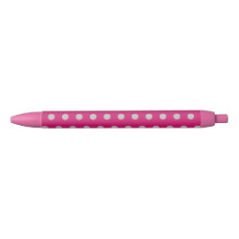 Polka Dot Pens (Hot Pink & Gray) Kugelschreiber