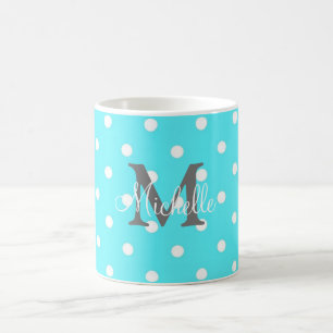 Polka Dot Personalisiert Coffee Tasse