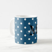Polka Dot Personalisiert Kaffeetasse (Vorderseite Links)