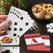Polka Dot Personalisierte Spielkarten (In Situ)