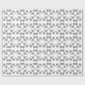 Polka Dot Petals Pattern Geschenkpapier (Flach)