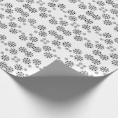 Polka Dot Petals Pattern Geschenkpapier (Ecke)