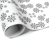 Polka Dot Petals Pattern Geschenkpapier (Rolleneckpunkt)