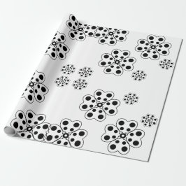 Polka Dot Petals Pattern Geschenkpapier