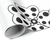 Polka Dot Petals Pattern Geschenkpapier (Rolleneckpunkt)