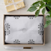 Polka Dot Petals Pattern Seidenpapier (Geschenk)