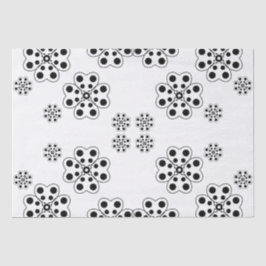 Polka Dot Petals Pattern Seidenpapier