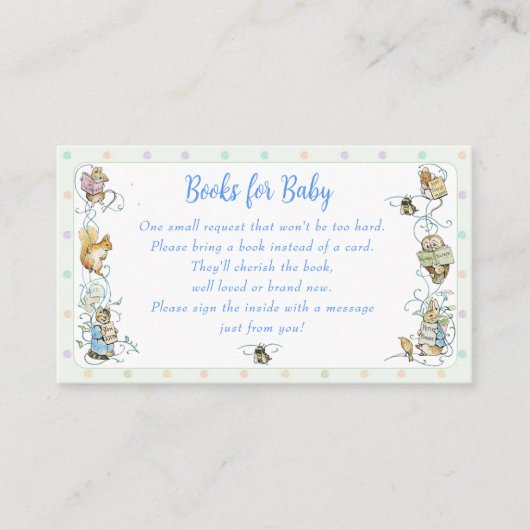 Polka Dot Peter the Rabbit Books for Baby Begleitkarte (Vorderseite)
