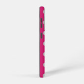 Polka Dot Phone Case (Hot Pink & Gray) Samsung Galaxy Hülle (Rechte Seite)