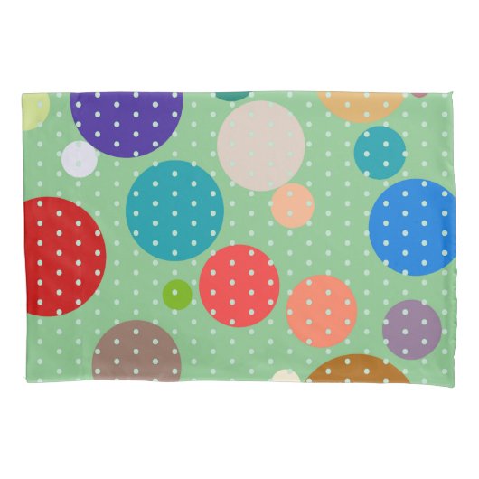 Polka Dot Pillow Case Groß und Kleine Punkte Kissenbezug (Vorderseite)