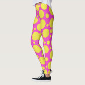 Polka Dot Pink Lemonade Leggings (Links)
