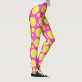 Polka Dot Pink Lemonade Leggings (Rechts)