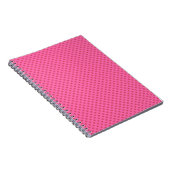 Polka dot pink, retro notizblock (Rechte Seite)