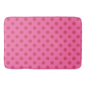 Polka dot pink, retro, rosa badematte (Vorderseite)