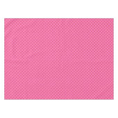 Polka dot pink, retro, rosa tischdecke (Vorderseite (Horizontal))