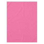 Polka dot pink, retro, rosa tischdecke (Vorderseite)