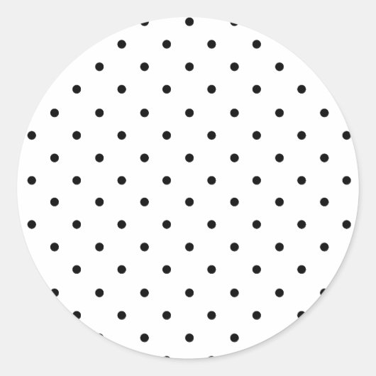 Polka Dot & Pink Umschlag Aufkleber Sticker (Vorderseite)