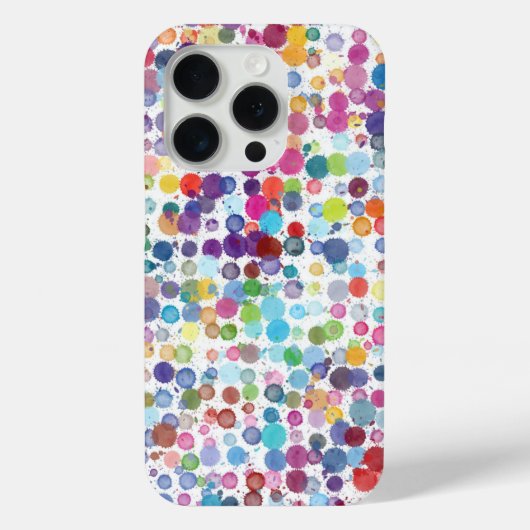 Polka Dot Pixly Phone Case (Rückseite)