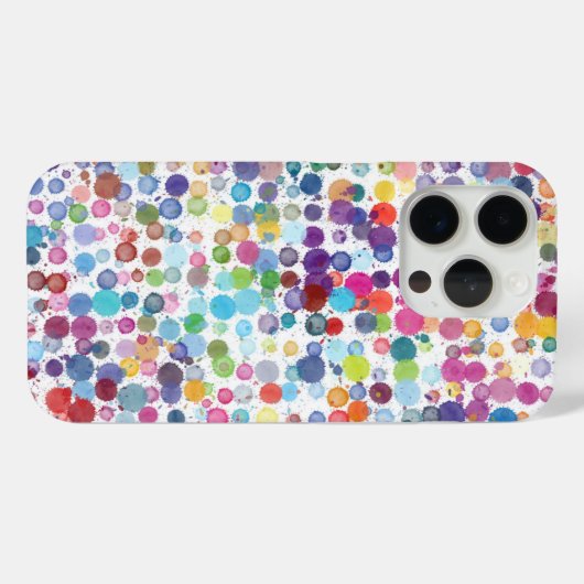 Polka Dot Pixly Phone Case (Rückseite (Horizontal))