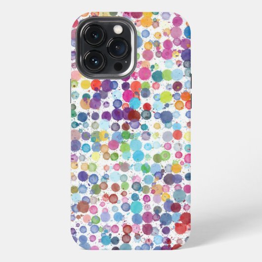 Polka Dot Pixly Phone Case iPhone Hülle (Rückseite)