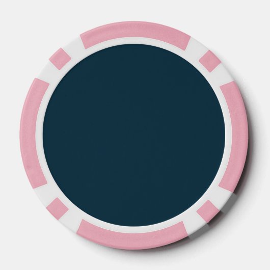 Polka Dot Poker Chips (Midnight Blue & Soft Pink) (Rückseite)