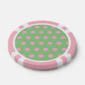 Polka Dot Poker Chips (Sage Green & Pastel Pink) (Einzeln)