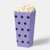 Polka Dot Popcorn Box (Lavendel & Black) Geschenkschachtel (Geplatzt)