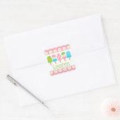 Polka Dot Popsicle Personalisiert Stickers (Umschlag)